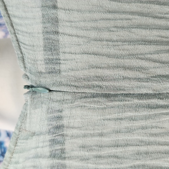 SAINTS + SECRETS   boho crepe style frill long sleeve mini dress - Picture 8 of 9